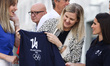 Kirsty Coventry, President of the International Olympic Committee, is seen during the inst...
