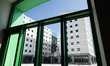 A moment of the institutional visit to the Olympic Village of the XXV Olympic and Paralymp...