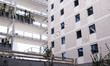 A moment of the institutional visit to the Olympic Village of the XXV Olympic and Paralymp...