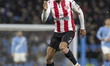 Kevin Schade #7 of Brentford F.C. is in action during the Carabao Cup Quarter Final match...