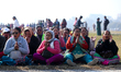 Nepali meditation practitioners attend the World Meditation Day event organized by the Gov...