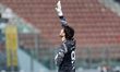Adilson Aguero dos Santos, goalkeeper of Valletta, reacts in celebration after the YoHealt...