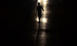 An indian man walks on a road during heavy rains , in Allahabad on July 5,2016. Monsoon se...