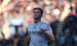 Rasmus Hojlund of SSC Napoli celebrates after scoring a goal during the Serie A football m...
