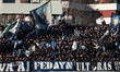 SSC Napoli supporters attend the Serie A football match between US Cremonese and SSC Napol...
