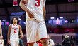 KADEN POWERS (3) of the Rutgers Scarlet Knights exits the court after an NCAA men's basket...