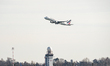 An Air France plane takes off from Linate Airport in Milan, Italy, on January 5. 