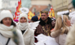 In Krakow, Poland, on January 6, 2026, the red European procession marches through the cit...