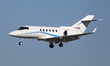 A Slam Lavori Aerei Hawker 900XP lands at Barcelona-El Prat Airport in Barcelona, Spain, o...