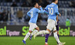 Pedro of S.S. Lazio celebrates after scoring the goal to make it 2-2 during the 19th day o...