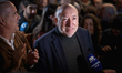 Antonio Filipe, a Portuguese Presidential Election Candidate, takes part in a political ra...