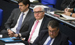 German Vice Chancellor, Economy and Energy Minister Sigmar Gabriel (R) and German Foreign...