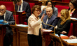 France's Agriculture Minister Annie Genevard attends a session of questions to the governm...