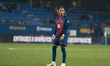 Vicky Lopez of FC Barcelona plays during the Liga F Moeve match between FC Barcelona and A...