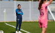Eva-Maria Virsinger, head coach of TSG Hoffenheim, looks on during the VisitMalta Women Cl...