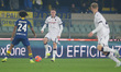 Emil Holm of Bologna FC carries the ball during the soccer match between Hellas Verona FC...