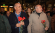 Antonio Filipe, a Portuguese Presidential Election Candidate, attends a street parade in P...