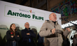 Antonio Filipe, a Portuguese Presidential Election Candidate, attends a street parade in P...