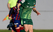 Svenja Huth of VfL Wolfsburg plays during the VisitMalta Women Club Trophy soccer match be...