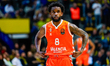 Jean Montero, #8 of Valencia Basket, plays during the EuroLeague Regular Season Round 22 m...