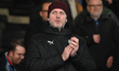 Peterborough chairman Darragh MacAnthony looks up before the Sky Bet League 1 match betwee...