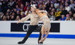Phebe Bekker and James Hernandez of Great Britain compete in the Ice Dance Free Dance duri...