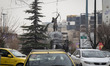 The statue of Arash the Archer, an Iranian legend, is pictured on a square in northern Teh...