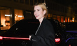 Emma Roberts arrives at Nobu Milano for dinner during the Milan Fashion Week Menswear Fall...