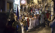 People during Prometheia 2016 Festival in Litohoro, Greece, on July 8, 2016. Prometheia Fe...