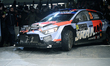 Driver Hayden Paddon and co-driver John Kennard of the Hyundai Shell Mobis World Rally Tea...