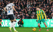 Callum Styles of West Bromwich Albion has the ball during the Sky Bet Championship match b...