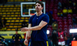Tarik Biberovic, #13 of Fenerbahce Beko, warms up before the EuroLeague Regular Season Rou...