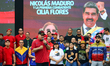 Diosdado Cabello delivers a speech during a march marking the anniversary of the overthrow...