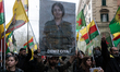In Rome, Italy, on January 24, 2026, hundreds of activists, members of the Kurdish communi...