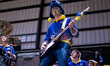 The Drexel Dragons band performs during an NCAA men's basketball game at Daskalakis Athlet...