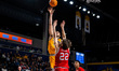 Garfield Turner, 13, of the Drexel Dragons goes up for a layup during an NCAA men's basket...