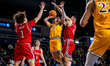 KEVON VANDERHORST (3) of the Drexel Dragons goes up for a layup during an NCAA men's baske...