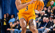 KEVON VANDERHORST (3) of the Drexel Dragons possesses the ball during an NCAA men's basket...