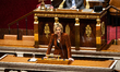 Oceane Godard, MP deputy of the Socialistes et Apparentes parliamentary group, speaks duri...