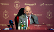 Peter Moore, Wisla Krakow co-owner and strategic advisor, is seen during the press confere...