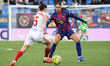Salma Paralluelo and Eva Llamas play during the match between FC Barcelona Women and Sevil...