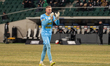 Xavier Dziekonski of Korona Kielce is seen during the PKO Bank Polski Ekstraklasa match be...
