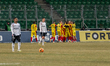 Players of Korona Kielce celebrate a goal during the PKO Bank Polski Ekstraklasa match bet...