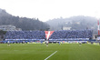 A general view of Como supporters is at Sinigallia Stadium during the Serie A match betwee...
