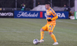 Juan Brunetta #11 of Tigres UANL drives the ball forward during the Concacaf Champions Cup...