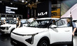 Visitors crowd the Indonesia International Motor Show (IIMS) 2026 at JIExpo Kemayoran in J...