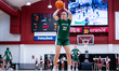 AGAR FARRES GARCIA (22) of the Manhattan Jaspers attempts a free throw during an NCAA wome...