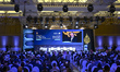 Iranian Foreign Minister Abbas Araghchi delivers the opening keynote speech during the 17t...