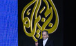 Iranian Foreign Minister Abbas Araghchi delivers the opening keynote speech during the 17t...