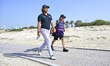 Gregorio De Leo of Italy walks on the 11th hole during the fourth round of the Qatar Maste...